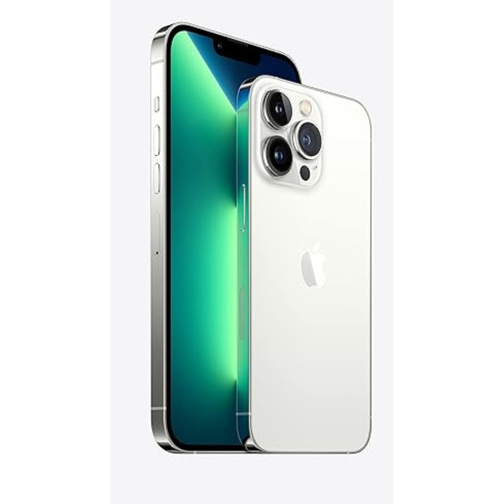 Grade‑A refurbished iPhone 13 Pro Max Silver 128GB – full device view