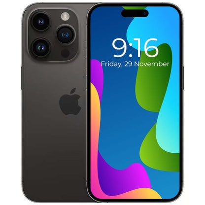 Apple iPhone 14 Pro Max, 5G 256GB - Space Black - Pristine- Refurbished Apple