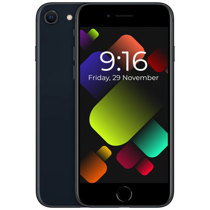 Apple iPhone SE 5G 64GB Midnight - As New - Refurbished