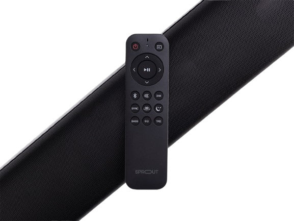 Sprout Grandstand Soundbar SBTS810BK – Wireless Bluetooth Soundbar with Built-in Subwoofer – Black (Copy) SPROUT