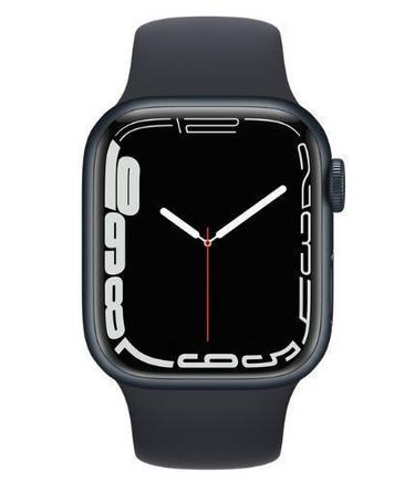Apple Watch Series 7 45mm GPS Aluminium Case with Midnight Sport Band - Excellent - Refurbished Apple