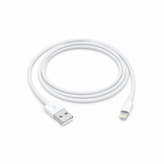 Telstra USB-A to Lightning Cable 1m White - Charging & Data Cable - Excellent - Refurbished Telstra