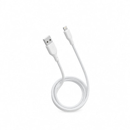 Telstra USB-A to Lightning Cable 1m White - Charging & Data Cable - Excellent - Refurbished Telstra