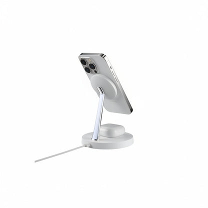 Sprout Elite Series Magnetic 2-in-1 Wireless Charging Stand for iPhone – Gray - MagSafe Compatible Charger - Pristine - Refurbished Sprout