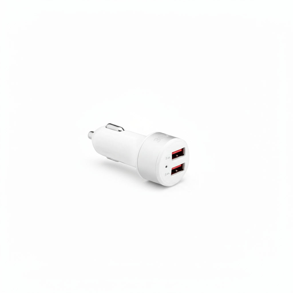 Telstra 2.4A USB Car Charger White - Fast & Reliable Car Charging Telstra