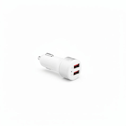 Telstra 2.4A USB Car Charger White - Fast & Reliable Car Charging Telstra