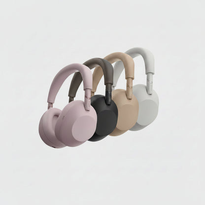 Sony WH-1000XM6 Premium Noise Cancelling Over-Ear Headphones - Black, Platinum Silver, Sand Stone ,Sand  Pink