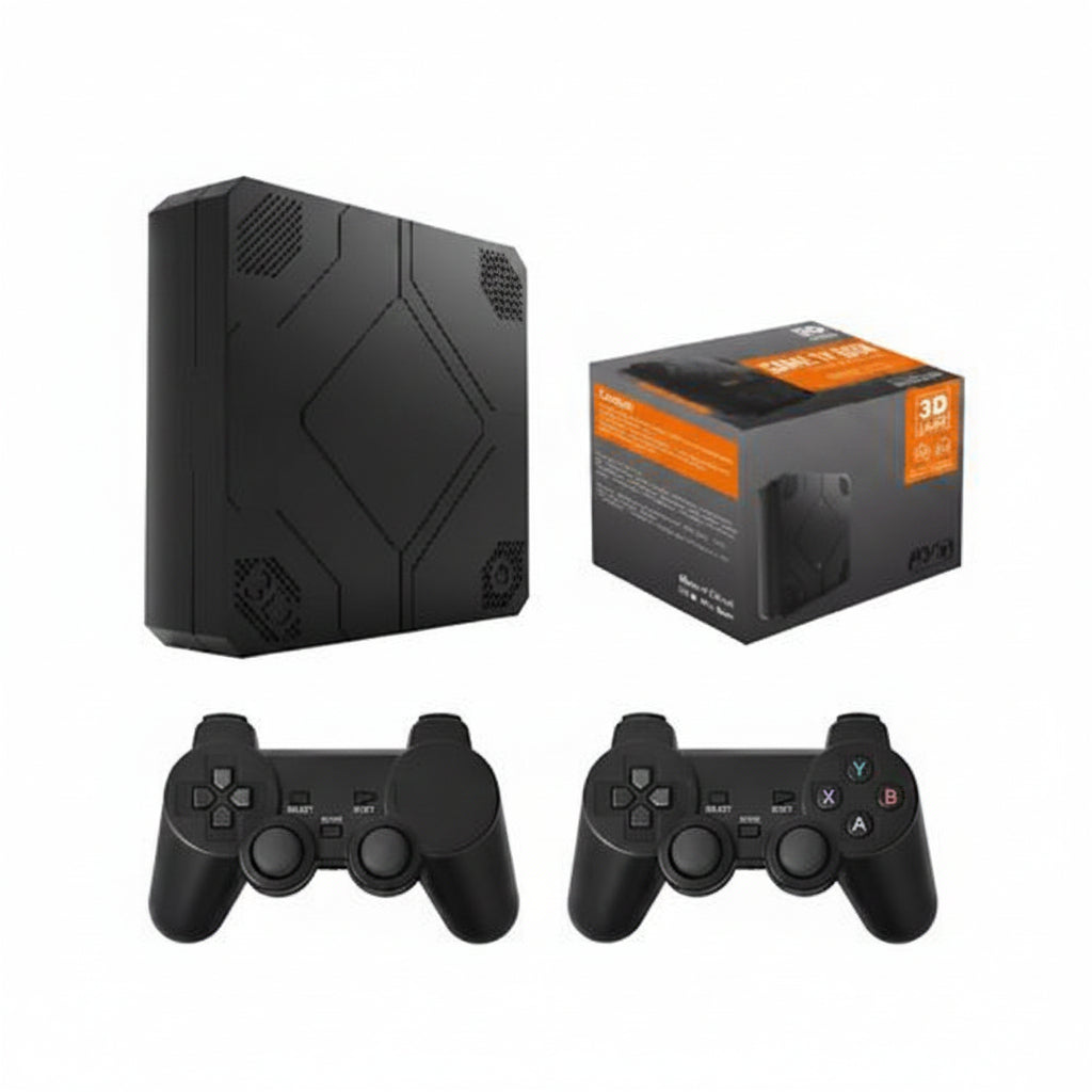 G12 Pro 4K Video Game Console 64GB with 30,000+ Classic Games TV Box