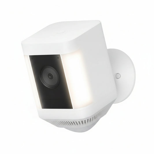 Ring Spotlight Cam Plus Battery Security Camera - White - Pristine - Refurbished