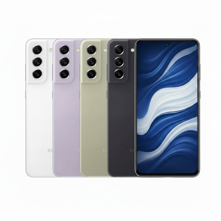 Samsung Galaxy S21 FE 5G - 128GB, 256GB - Graphite, Olive, Lavender, White, Navy Blue – Flagship Triple Camera Smartphone - Acceptable - Refurbished