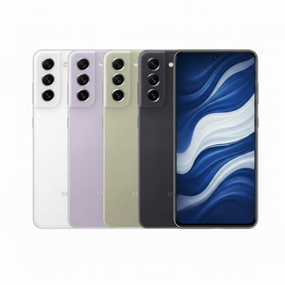 Samsung Galaxy S21 FE 5G - 128GB, 256GB - Graphite, Olive, Lavender, White, Navy Blue – Flagship Triple Camera Smartphone - Acceptable - Refurbished