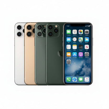 Apple iPhone 11 Pro Max - 64GB, 256GB, 512GB - Midnight Green, Space Gray, Silver, Gold - Acceptable - Refurbished (Copy) Apple