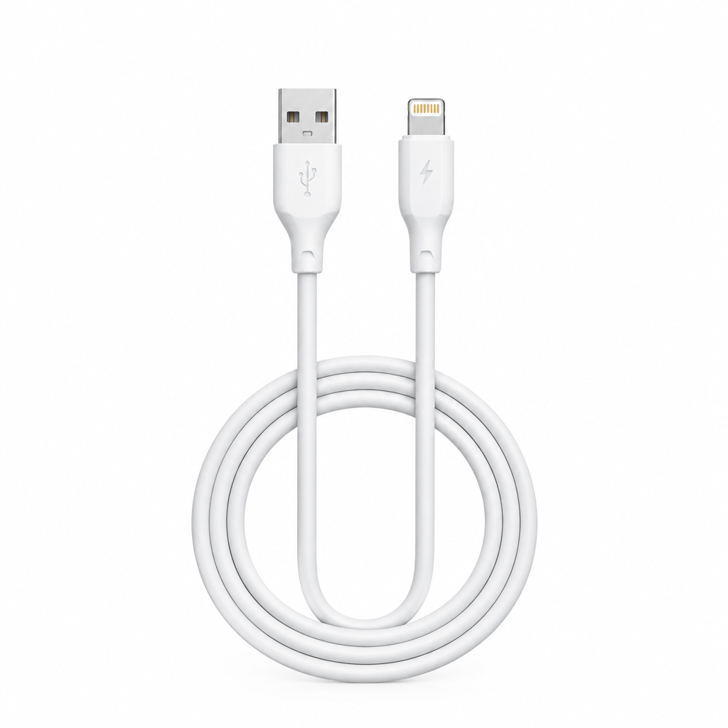 Telstra USB-A to USB-C Cable 1m White - Excellent - Refurbished