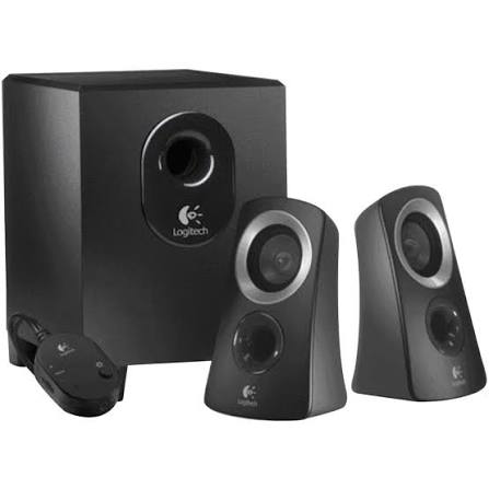 Logitech Z313 50W 2.1 Speaker System with Subwoofer - Black - Pristine - Refurbished