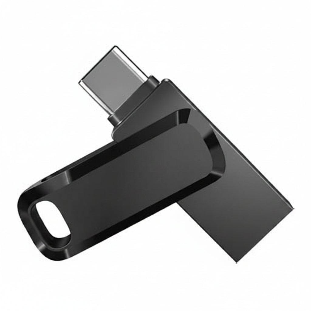 SanDisk Ultra Dual Drive Go 128GB USB Type-C & USB Type-A Flash Drive - Black Sandisk