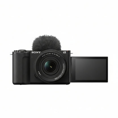 Sony ZV-E10 II Mirrorless Camera with 16–50mm II and 55–210mm Lens (ZV-E10M2X) – Black