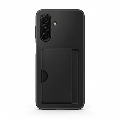 Samsung Galaxy A17 / A17 5G - Black, Blue - Card Slot Protective Case Generic