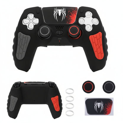 Clear Crystal Protective Anti-Scratch Transparent Skin & Cable Wire Case for PS5 Controller