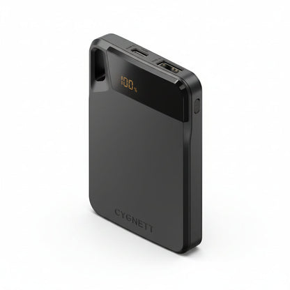 Cygnett Boost 5K Power Bank Black - 5,000mAh Portable Charger - Black - Excellent - Refurbished Cygnett