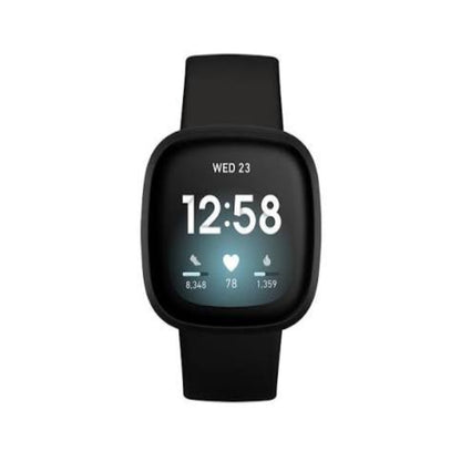 Fitbit Versa 3 Smartwatch - Black - Good - Refurbished