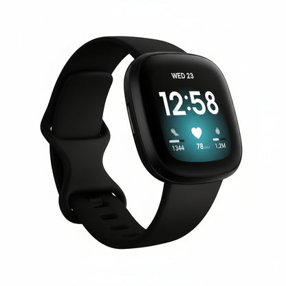 Fitbit Versa 3 Smartwatch - Black - Good - Refurbished