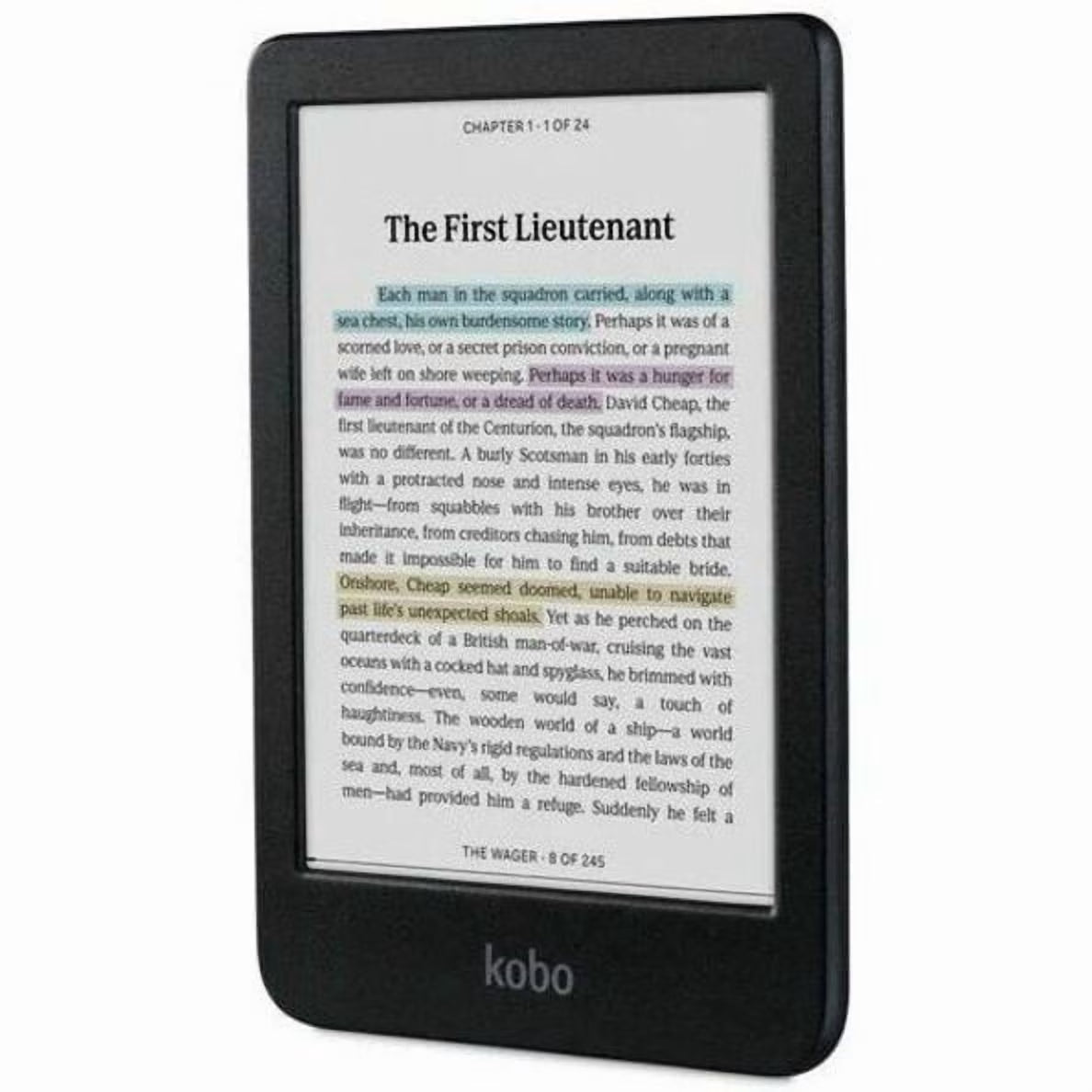 KOBO CLARA COLOUR 6 E Ink Display - 16GB - Black - Pristine - Refurbished kOBO