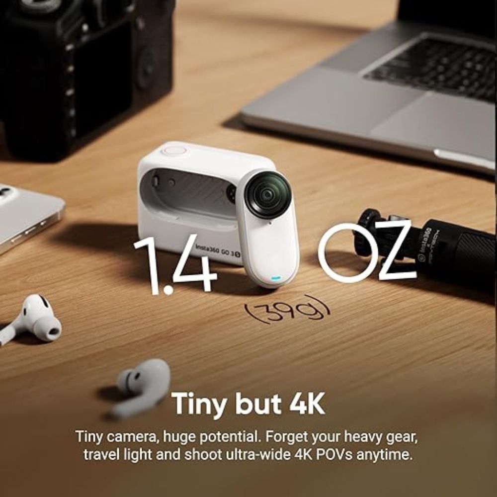 Insta360 GO 3S Action Camera - 64GB, Arctic White Insta360