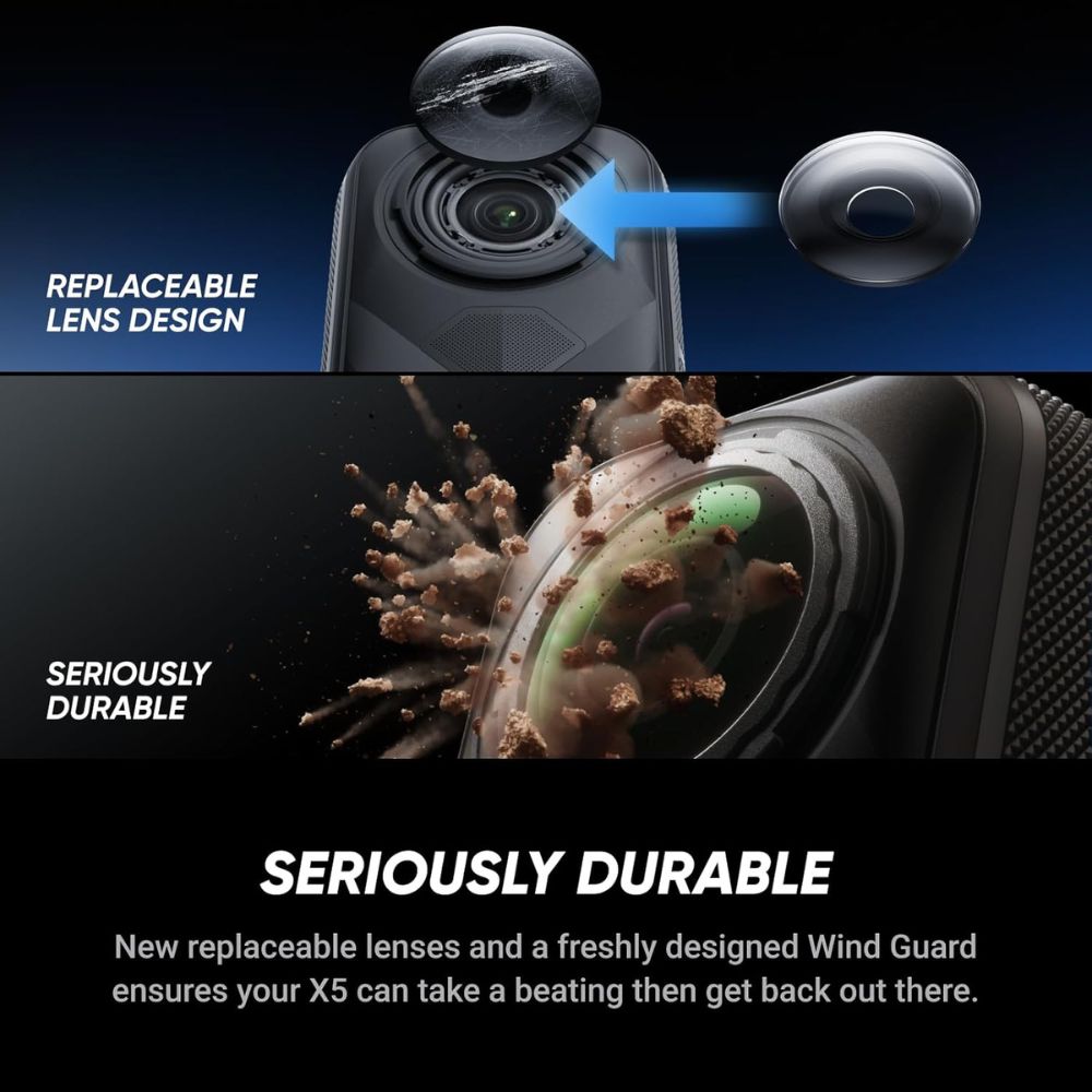 Insta360 X5 8K 360 Action Camera Essentials Bundle Insta360