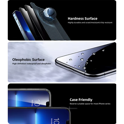 Tristar Privacy Tempered Glass Compatible with iPhone 11 to 17 Anti Spy Protection