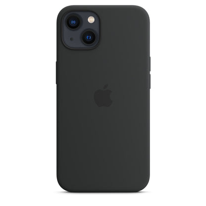 iPhone 13 silicone case MagSafe midnight