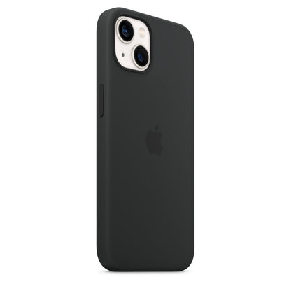 iPhone 13 silicone case MagSafe midnight
