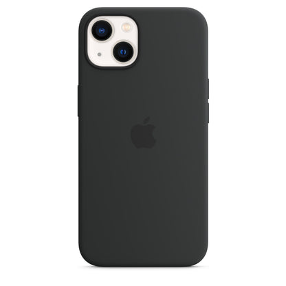 iPhone 13 silicone case MagSafe midnight