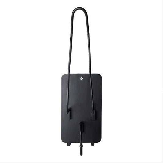 Iron Wall Mounted Motorcycle Helmet Holder - Heavy-Duty Gear Rack with Jacket Hook for Helmets, Coats & Accessories Tristar Online