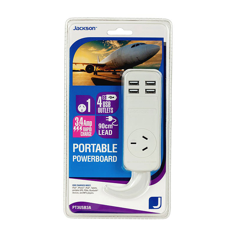 Jackson 1 Way 4 USB Board 90cm Jackson