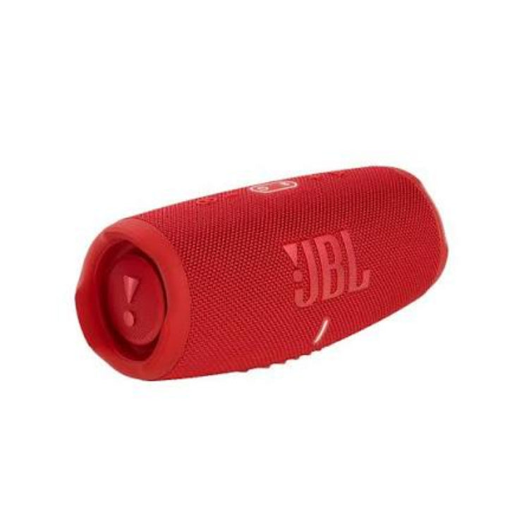 JBL Charge 5 Waterproof Bluetooth Speaker with Built-In Powerbank, Red, Pristine - Refurbished JBL