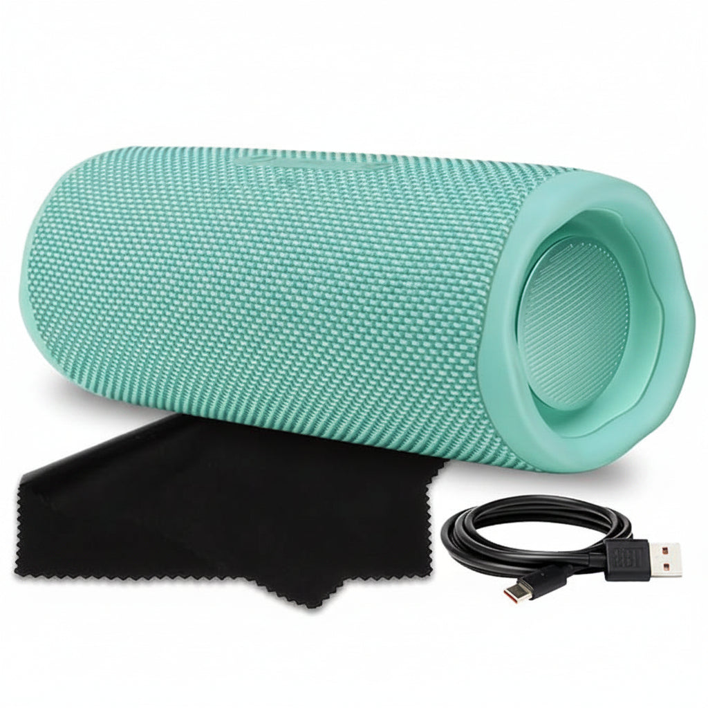 JBL Flip 6 Portable Bluetooth Speaker  - Black, Blue, Grey, Pink, Red, Teal, White, Green ,Squad - Teal