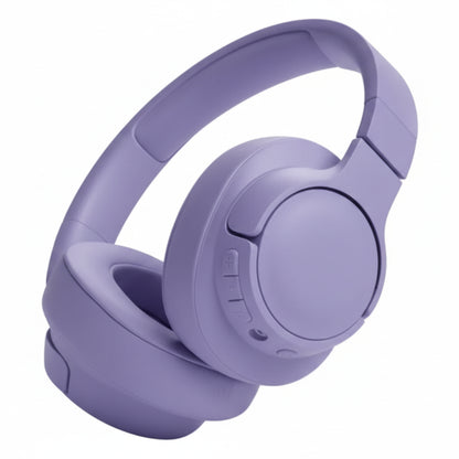JBL Tune 720BT Bluetooth Headphones Wireless Over-Ear Headphones with JBL Pure Bass Sound - Black, Blue, Purple, White - Excellent - Refurbished JBL