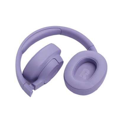 JBL Tune 770NC Noise-Canceling Wireless Over-Ear Headphones with Pure Bass Sound - Purple / White