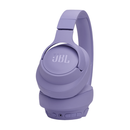 JBL Tune 770NC Noise-Canceling Wireless Over-Ear Headphones with Pure Bass Sound - Purple / White