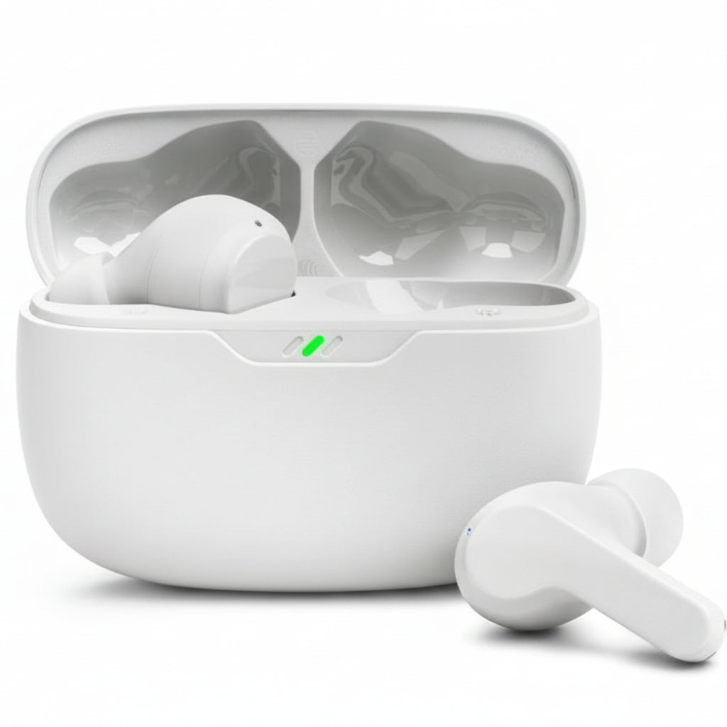 JBL Wave Beam True Wireless Earbuds, White - Pristine - Refurbished (Copy) JBL