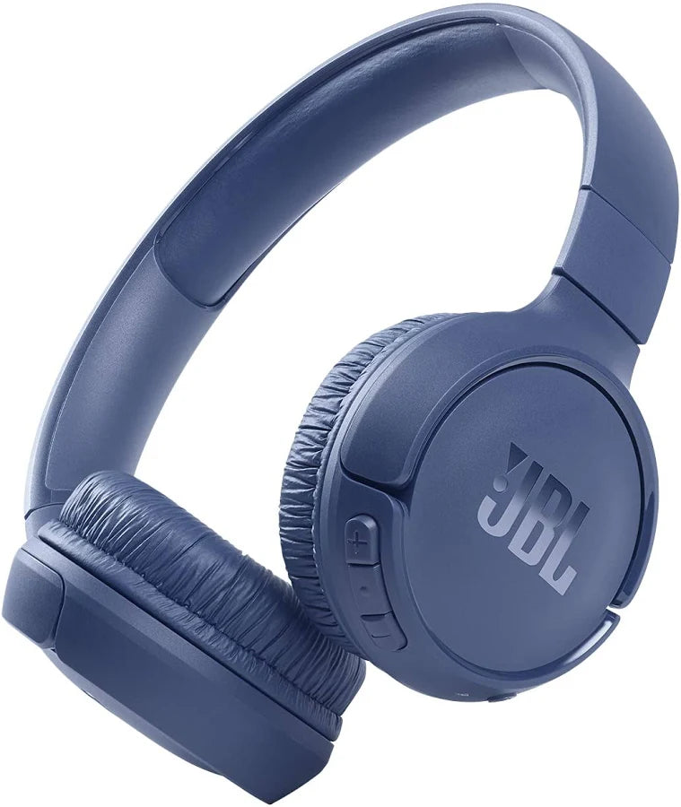 JBL Tune 510BT Wireless On-Ear Headphones (Blue)