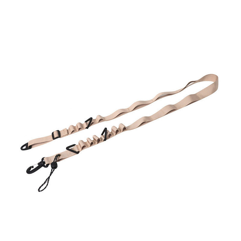 Khaki 4 PCS Heavy-Duty Outdoor Utility Strap - Multi-Purpose Camping Gear & Bottle Hanging Lanyard Tristar Online