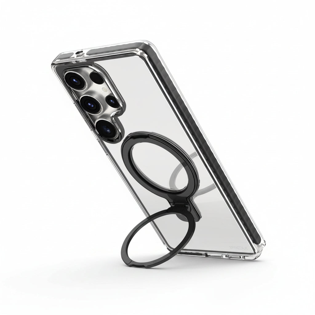 Sprout Samsung S25 Ultra Clear Case with MagSafe, Kickstand DHC Case - Pristine - Refurbished