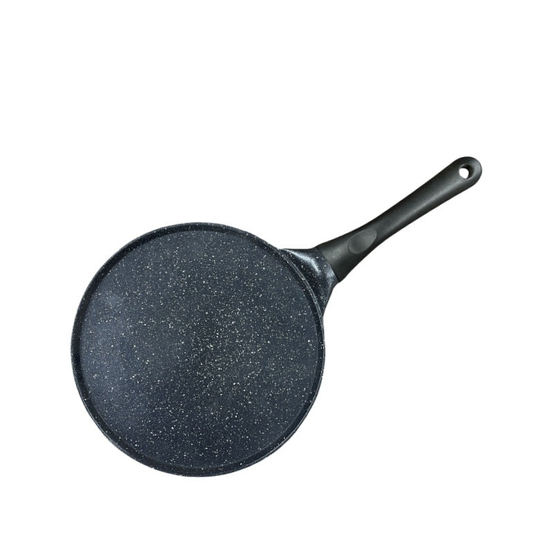Large Black Flat + Black Handle (Gas Model) Non-Stick Pancake Pan - 7-Hole Fun Shapes Breakfast Griddle (27cm) Tristar Online