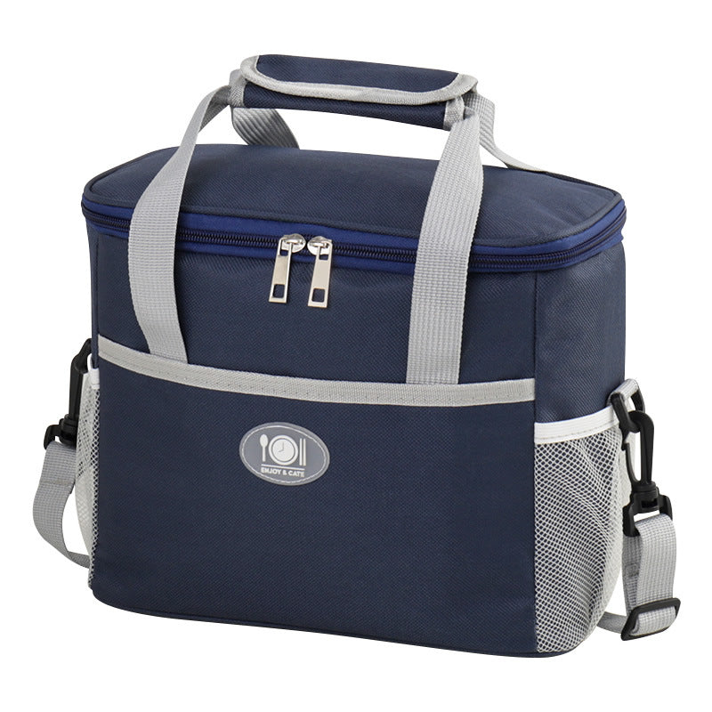 Large Insulated Cooler Bag Thermal Lunch Tote 16L Capacity with Adjustable Shoulder Strap for Picnics Camping & Work Navy Blue Tristar Online