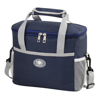 Large Insulated Cooler Bag Thermal Lunch Tote 16L Capacity with Adjustable Shoulder Strap for Picnics Camping & Work Navy Blue Tristar Online