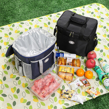 Large Insulated Cooler Bag Thermal Lunch Tote 16L Capacity with Adjustable Shoulder Strap for Picnics Camping & Work Pink Tristar Online