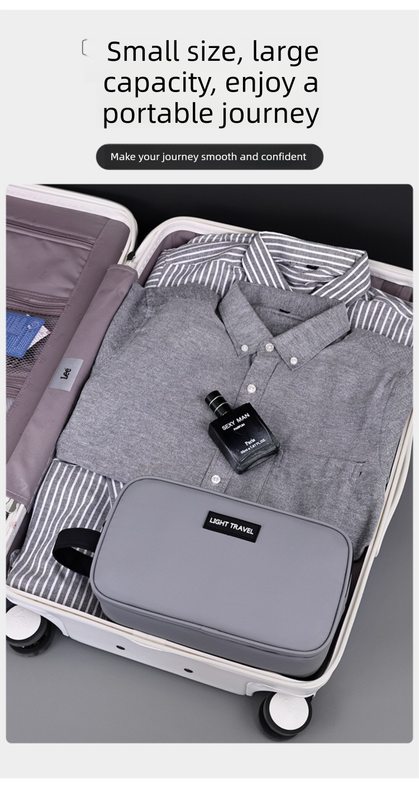 Large Waterproof Men's Toiletry Bag 3-Layer Travel Dopp Kit with Wet Dry Separation Portable Shower Organiser for Gym Business & Holiday Grey Tristar Online