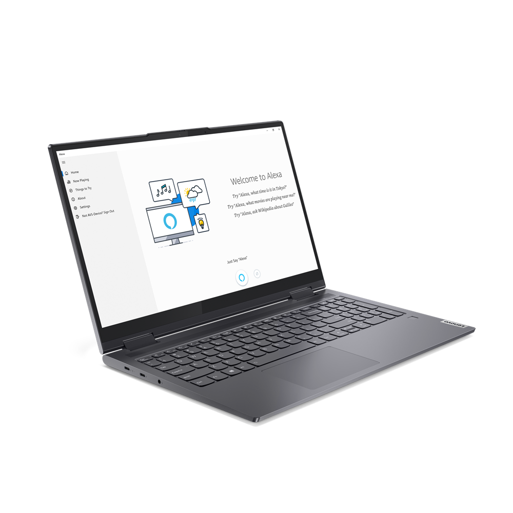 Lenovo Yoga 7 15.6" FHD Touch Screen Laptop 11th gen Intel Core i5-1135G7, 8GB RAM 512GB SSD, Windows 11 Home - Slate Grey