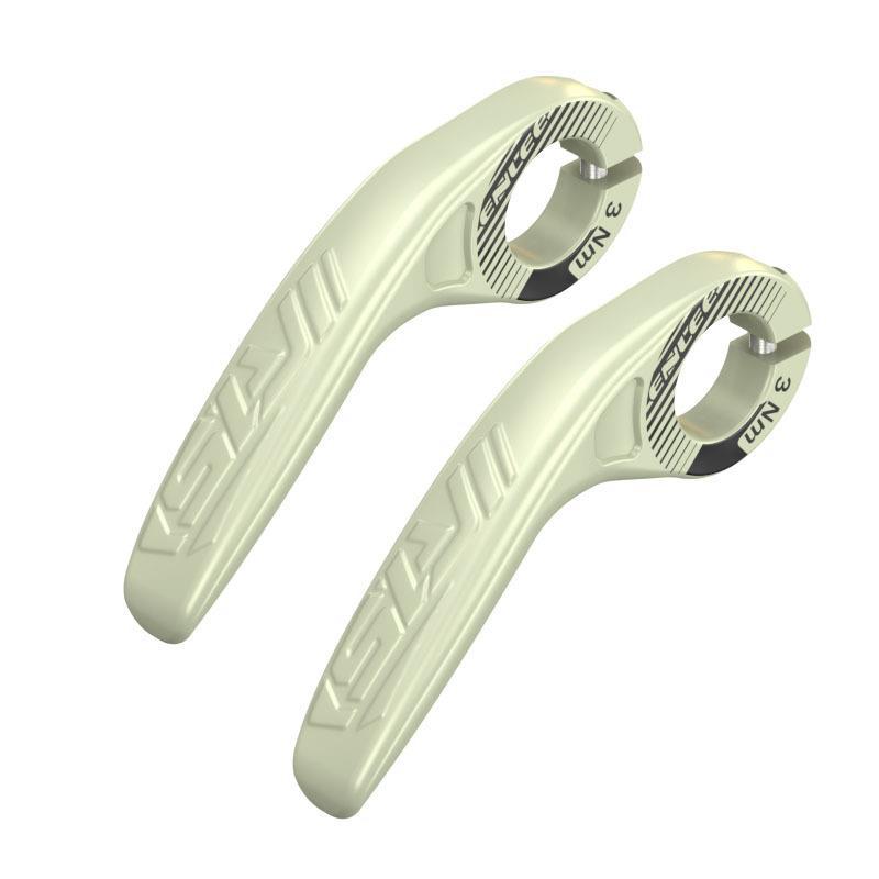 Light Green Ultralight Ergonomic Bike Bar Ends - High-Strength Composite Horn Grips (22.2mm) Tristar Online